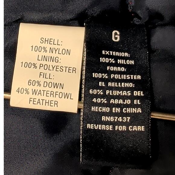 Polo Ralph Lauren Red 90’s Vintage 1967 Bear Patch Goose Down Puffer - Picture 10 of 11